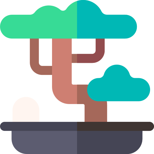 Bonsai Basic Rounded Flat icon