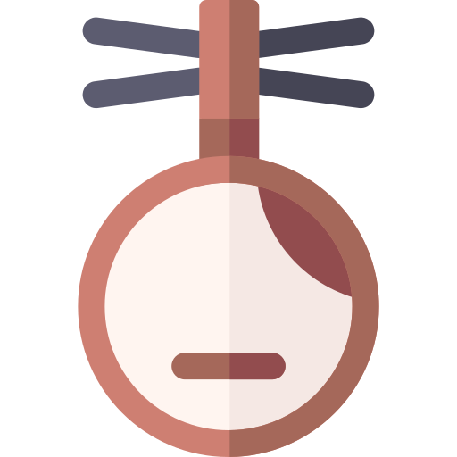 楽琴 Basic Rounded Flat icon