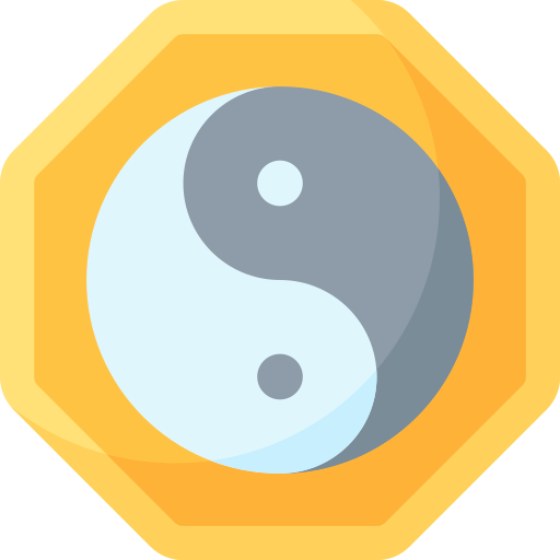 yin yang Special Flat icona