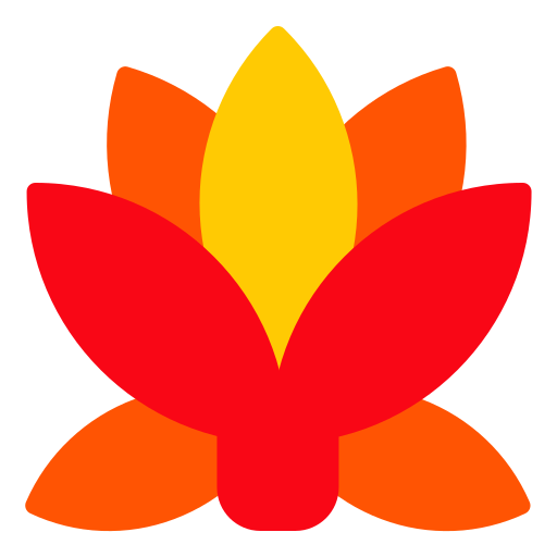 fleur de lotus Generic Flat Icône