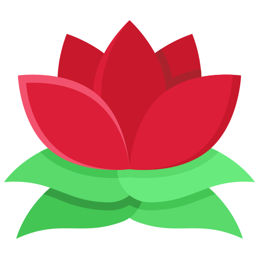 flor de loto Generic Flat icono