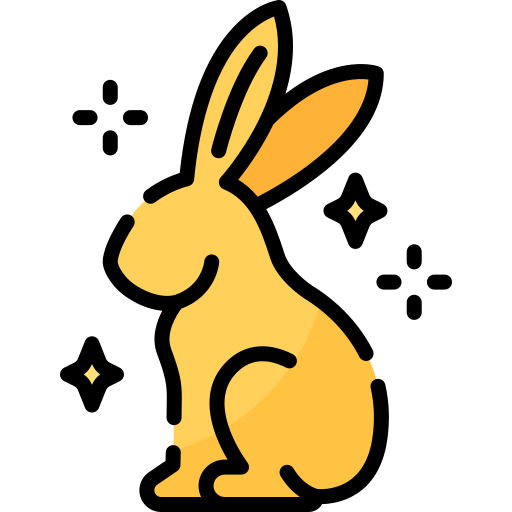 conejo Special Lineal color icono
