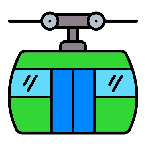 케이블카 Generic color lineal-color icon