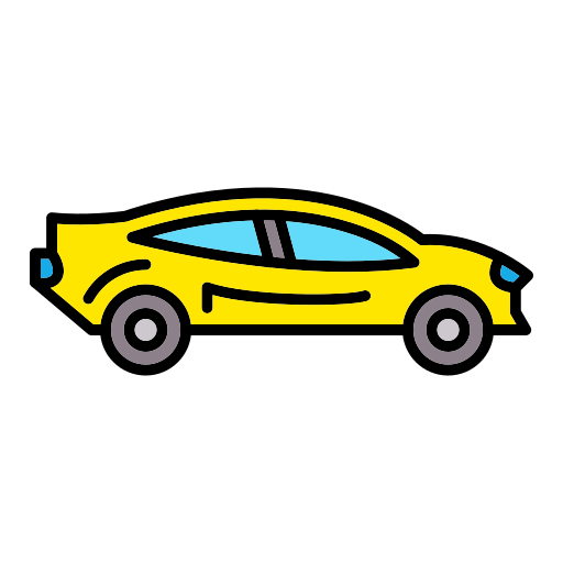 Sports car Generic color lineal-color icon