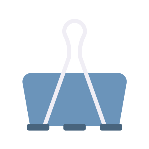 Paperclip Generic color fill icon