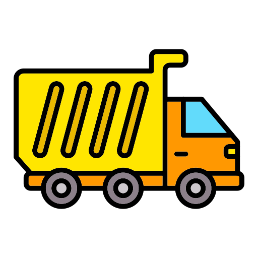 Dump Truck Generic color lineal-color icon