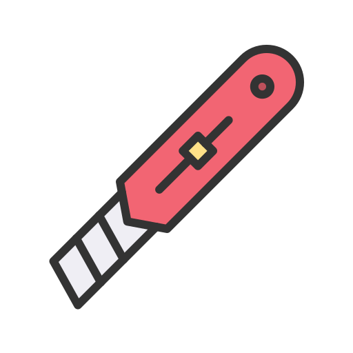 cuchillo de uso Generic color lineal-color icono