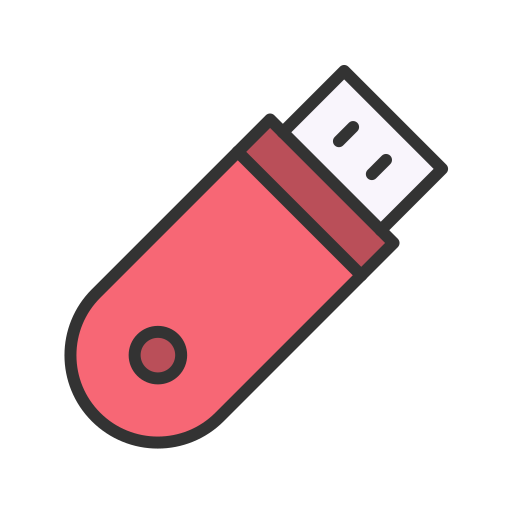 Flash disk Generic color lineal-color icon