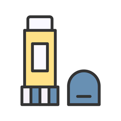 barra de pegamento Generic color lineal-color icono