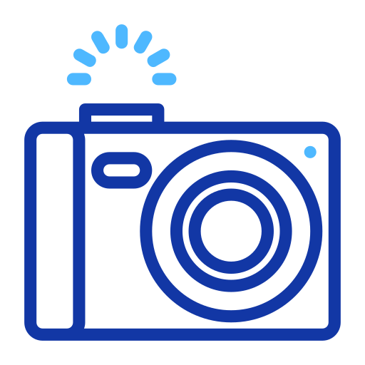 Digital camera Generic color outline icon