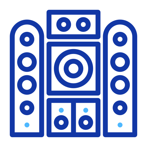 Sound system Generic color outline icon