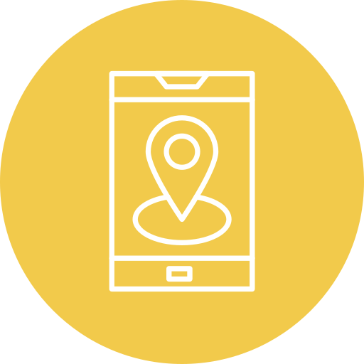 GPS Generic color fill icon