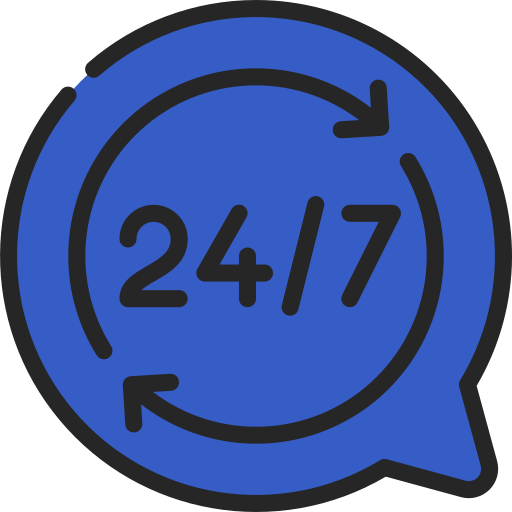 24 Hours Support Juicy Fish Soft-fill icon