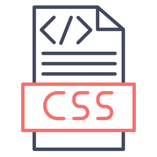 css 코드 Generic color outline icon