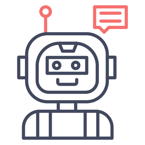 chat bot Generic color outline icono