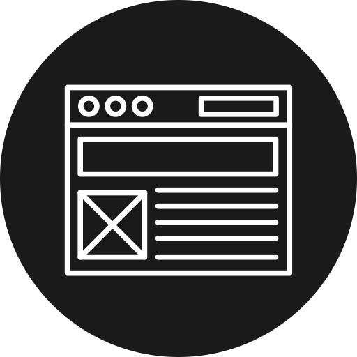 layout Generic black fill icon