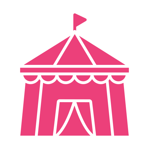 Circus tent Generic color fill icon