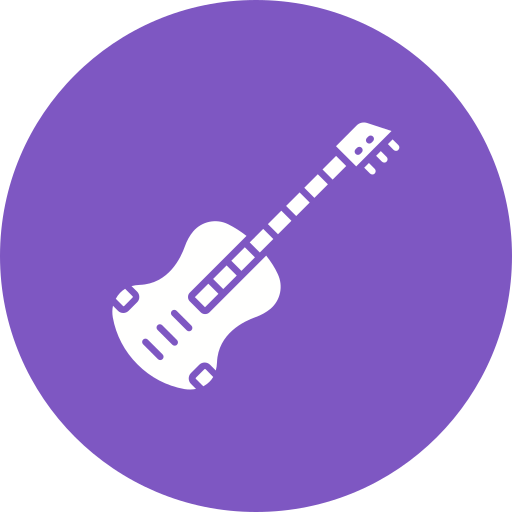 Guitar Generic color fill icon