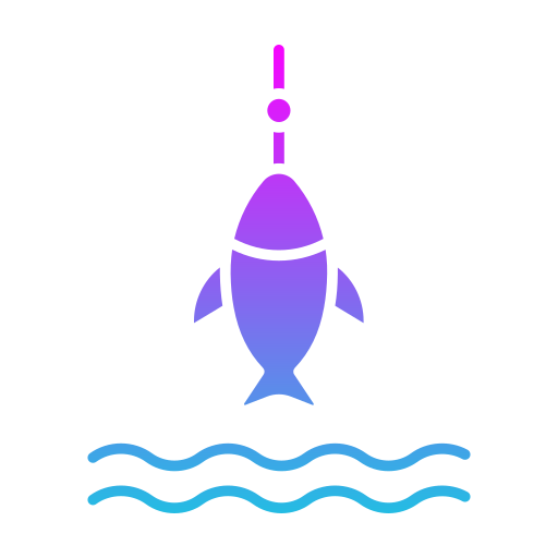 Fishing hook Generic gradient fill icon
