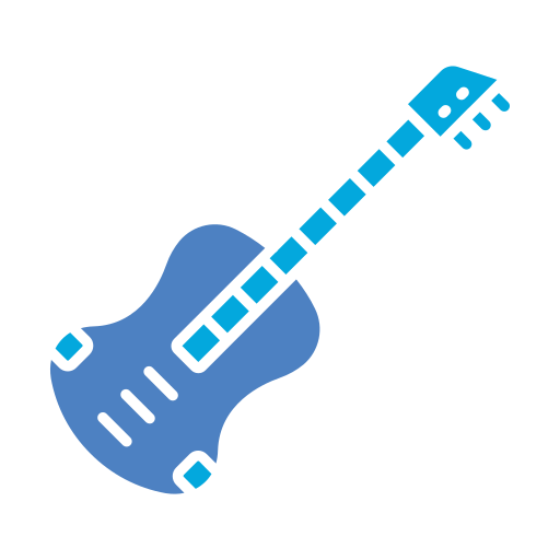 Guitar Generic color fill icon