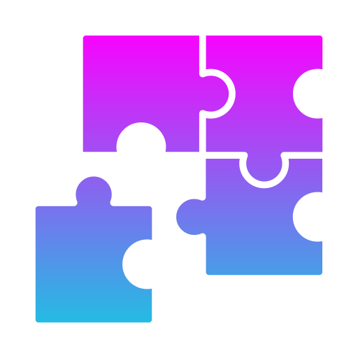 puzzle Generic gradient fill Icône