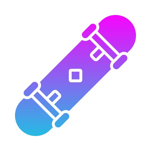 skateboard Generic gradient fill icona