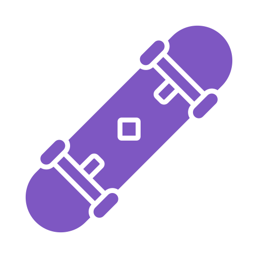 スケートボード Generic color fill icon