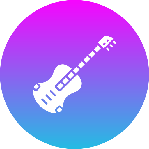 gitara Generic gradient fill ikona