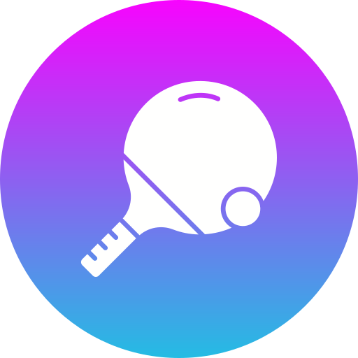 Ping Pong Generic gradient fill icon