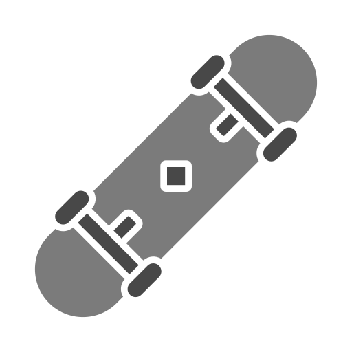 스케이트 보드 Generic color fill icon