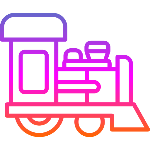 train Generic gradient outline Icône