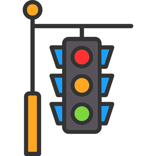 Traffic lights Generic color lineal-color icon