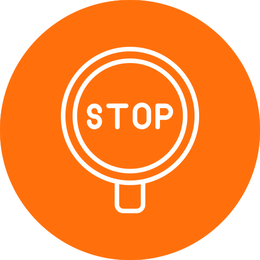Stop sign Generic color fill icon