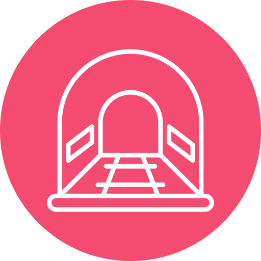 터널 Generic color fill icon