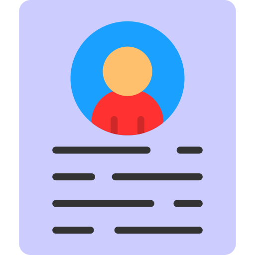 Resume Generic color fill icon