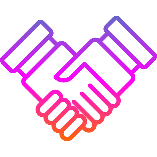 Handshake Generic gradient outline icon