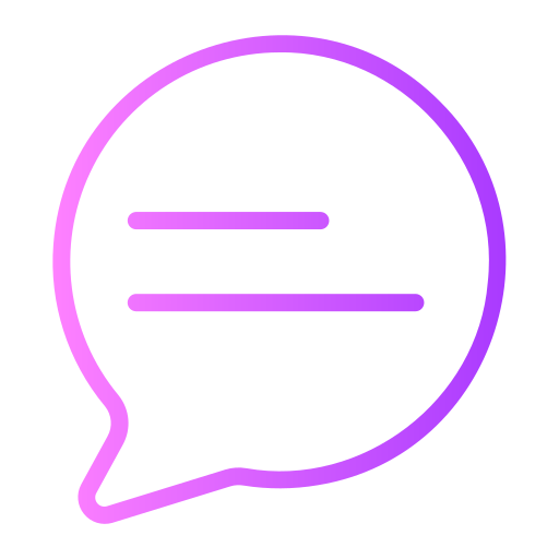 chat Generic gradient outline icono