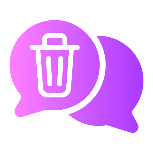 Delete Generic gradient fill icon