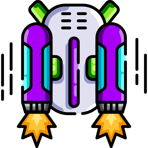 Jet pack Generic color lineal-color icon