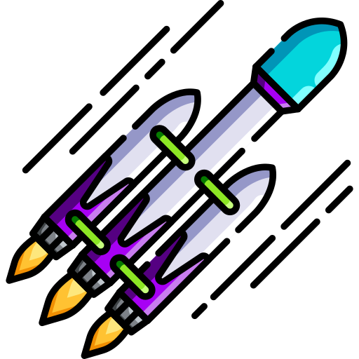 cohete Generic color lineal-color icono