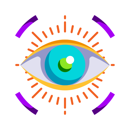 Escáner de retina Generic color fill icono