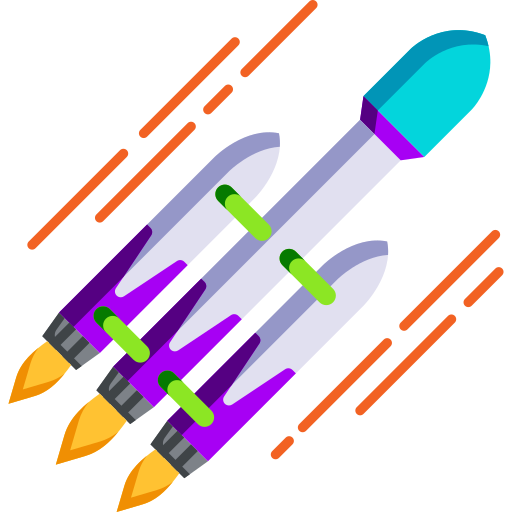 raket Generic color fill icoon