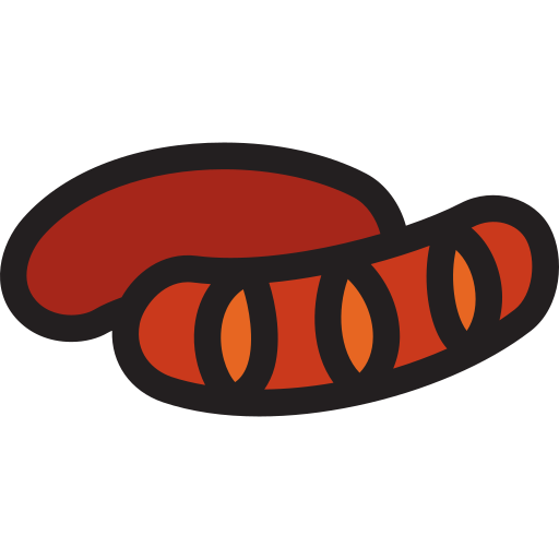 Grilled sausage Generic color lineal-color icon