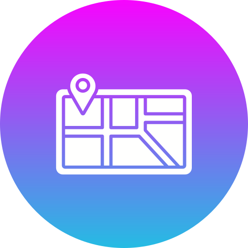 gps Generic gradient fill icona