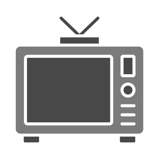 televisione Generic color fill icona