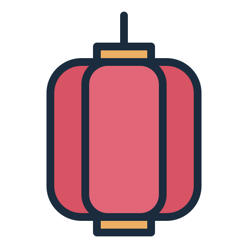 chinesische laterne Generic Outline Color icon