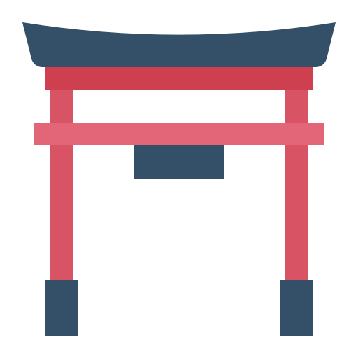 puerta torii Generic Flat icono