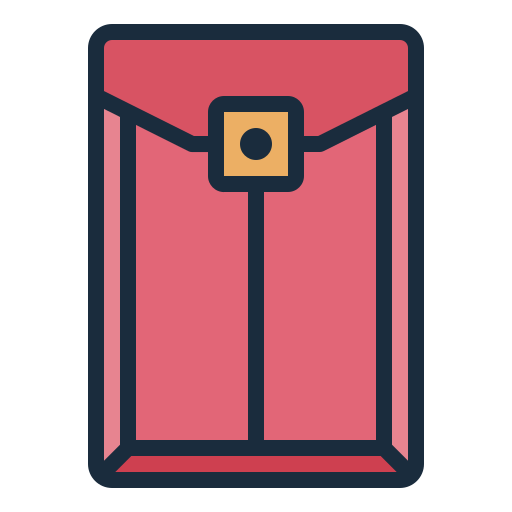 赤い封筒 Generic Outline Color icon