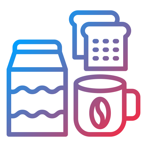 Breakfast Generic gradient outline icon