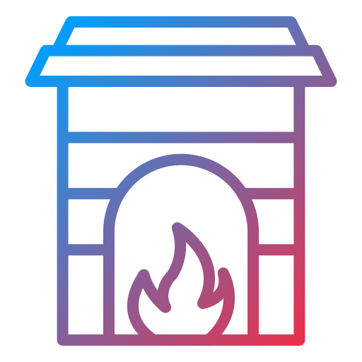 暖炉 Generic gradient outline icon